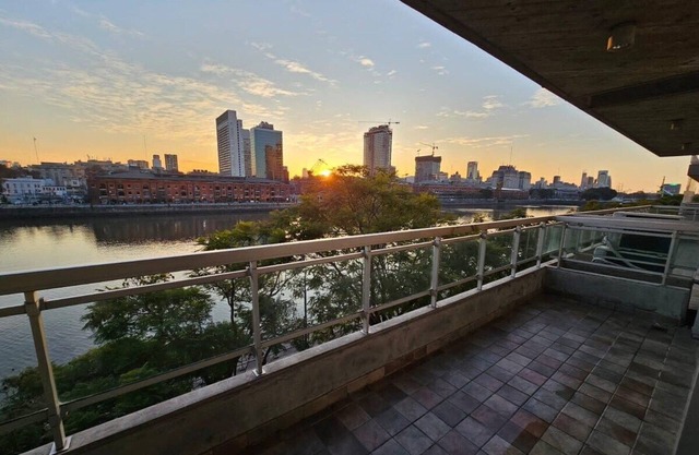 Terrace View of the Puerto Madero Dock two-room apartment