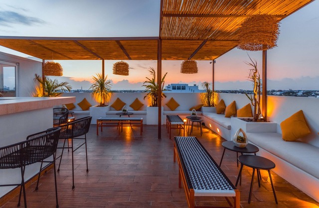Terrasse Hotel Playa del Carmen