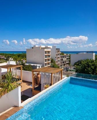 Terrasse Hotel Playa del Carmen