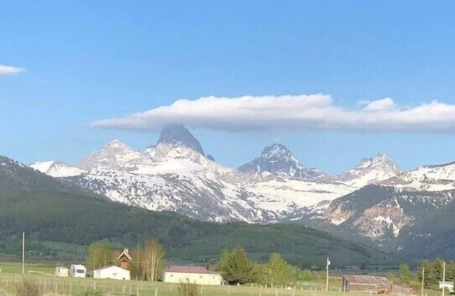 Teton Top Shop with amazing view of the Tetons