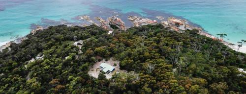 The Blue Bush Shack in Binalong Bay