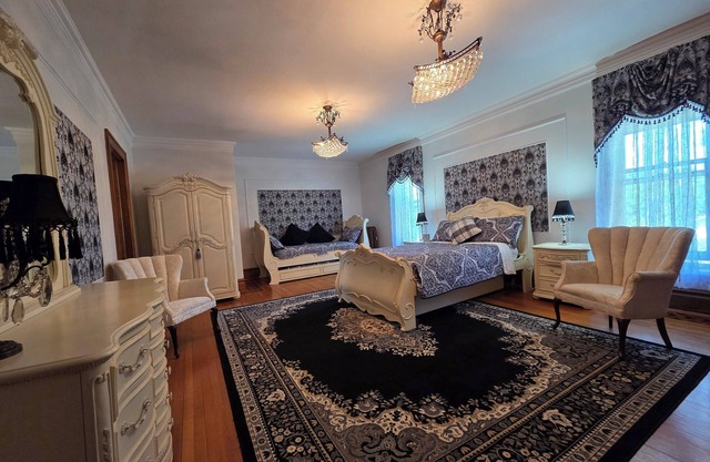 The Chandelier Bed & Breakfast "Euro Room" sleeps five people!!