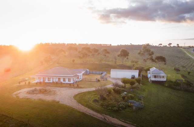 The Farmhouse At Harry Scotts Vineyard. The Views!