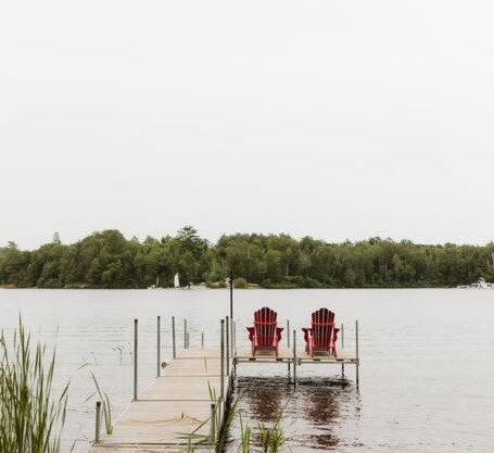The Fox Lakefront Cottage with PrivateBeach and Sauna