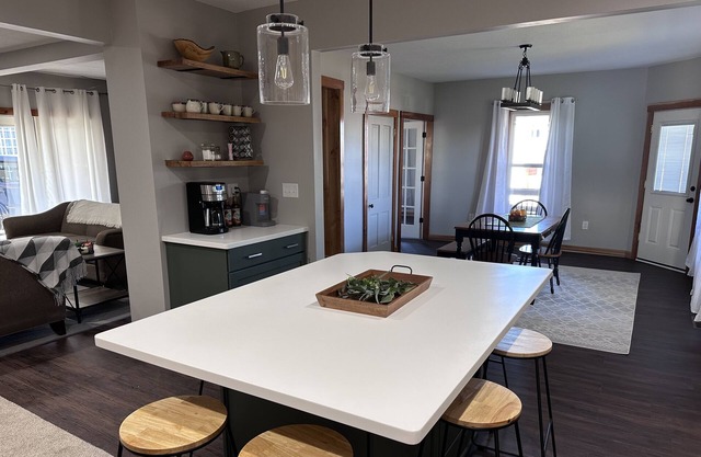 The Gathering Place on Maple has room for everyone! Spacious house -quiet town.