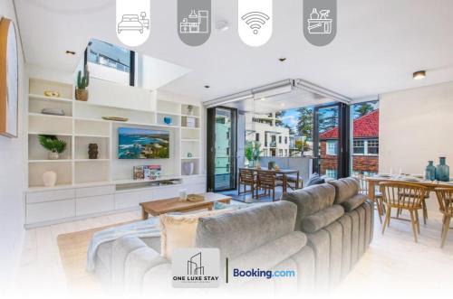 The Gilbert 2 Bedroom Luxury Apt By One Luxe Stay Serviced Apartment & Vacation Rental Manly BEACH, Northern Beaches, Sydney