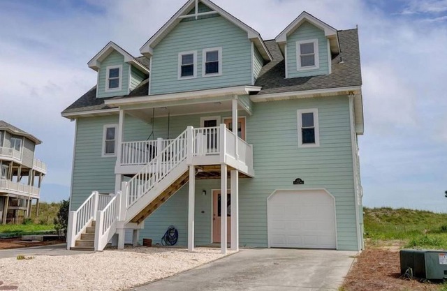 El gran escape: 3BR / 3. Casa 5BA, North Topsail Beach, capacidad para 11, piscina y tenis