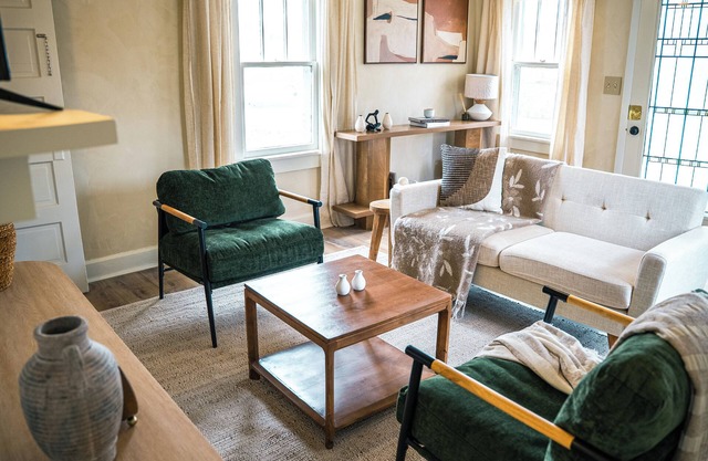 The Haven: Cozy, Stylish Stay Near IU & Downtown Bloomington