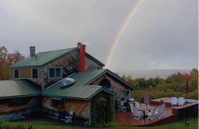The House on the Hill, looking over the beautiful green mountains of Vermont.