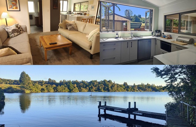 The Lake House. Cosy getaway near Rotorua & jetty