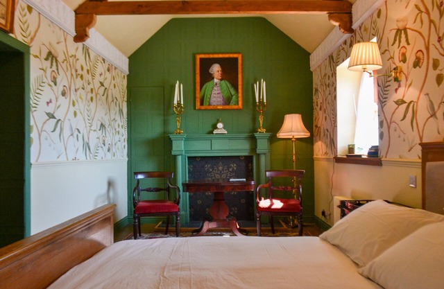 The Munches Room at Buittle Castle, a Georgian Style Stay in a Medieval Castle