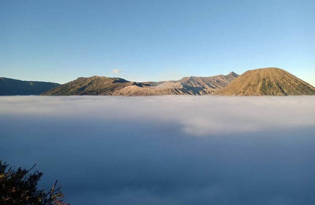 La habitación doble más cercana al monte. Bromo-3km Sukapura
