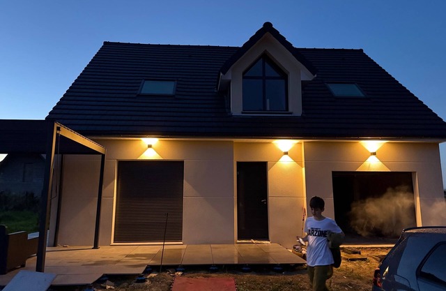 The new house