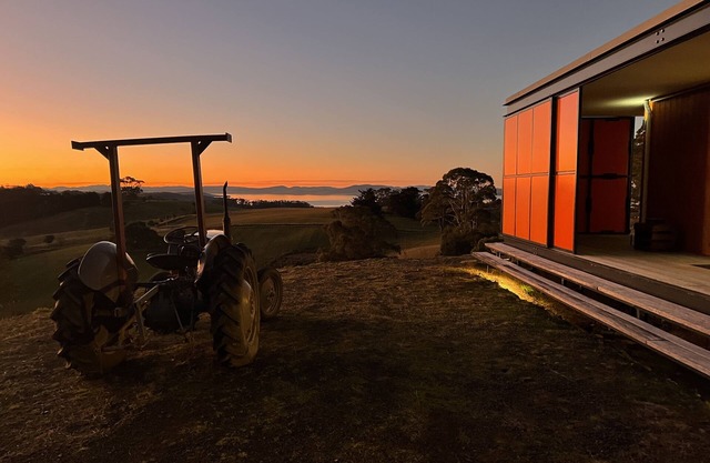 La casa naranja (península de Tasmania)