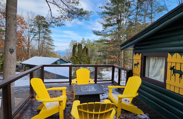 The Owl of Lake George 2 BR deck lake views fireplace