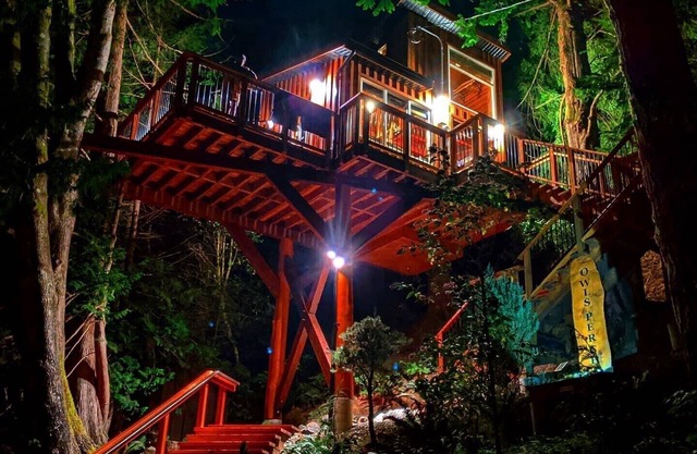 Owl’s Perch Treehouse Private Treetop Escape