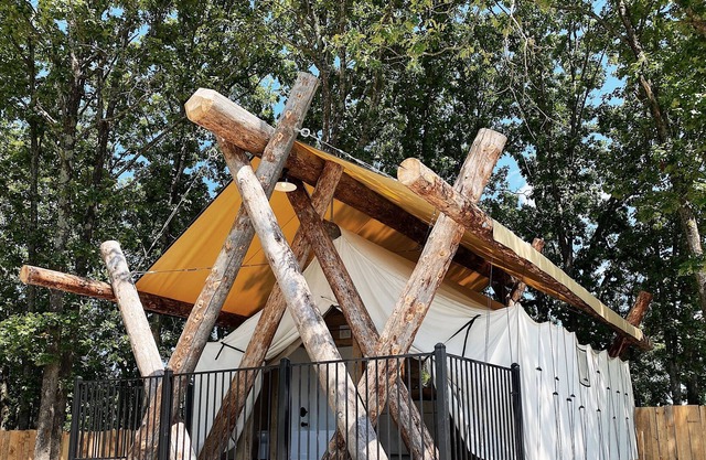 The Parker Glamping Tent at Rod N Reel Resort