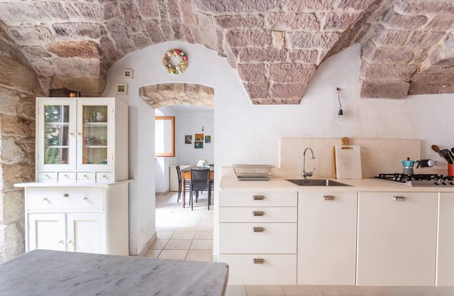 El patio privado en Cerdeña