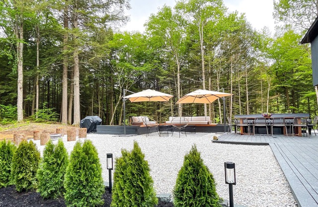 The Quechee Haus: VT Retreat with Outdoor Hot Tub