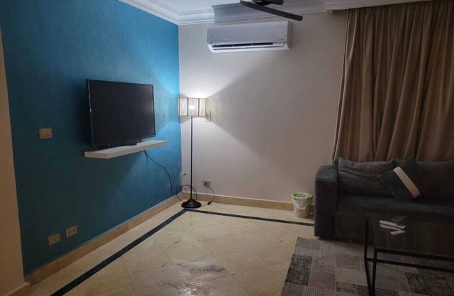 The roof is Charming 2-bedroom apartment in fabulous Cairo with AC, WiFi