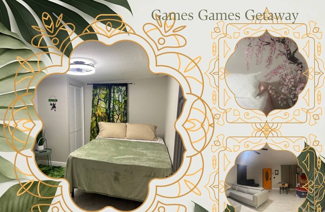 The Secret Garden Games Getaway 4 bedroom home
