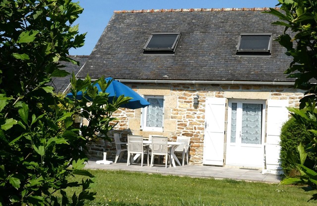 La casa estable y tranquila en el campo