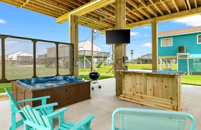 The Sunset House in Treasure Island