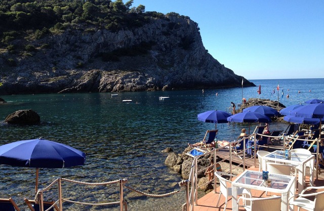The terrace by the sea