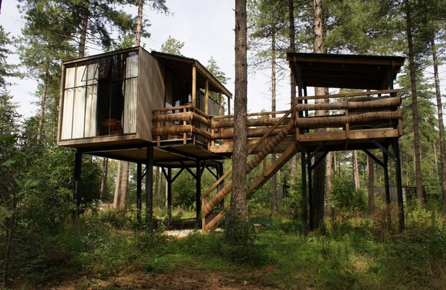 The ultimate tree house experience including hottub