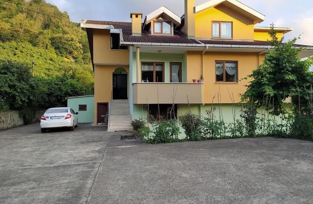 The villa in green nature.