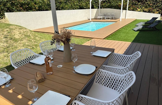 The villa of happiness near Carcassonne Castle