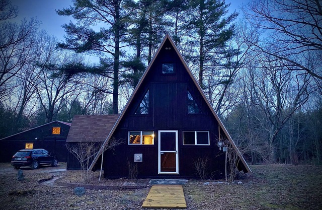 The Woodmoor Cabin | Log A-Frame & Bunkhouse