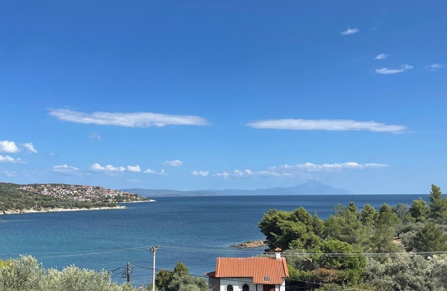 theyellowhouses apartments, directly run by the sea, sea view groesse Veranta