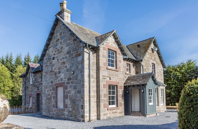 This recently renovated farmhouse features two spacious bedroomed apartments that can be joined to g