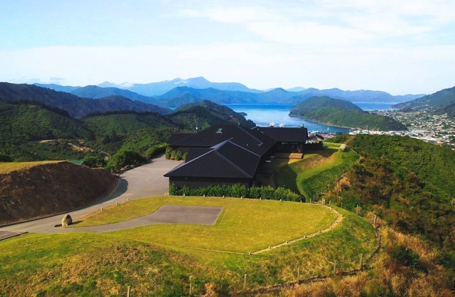 Esta impresionante finca con vistas a Picton y los sonidos de Marlborough