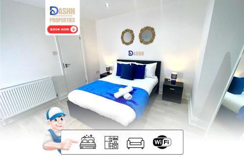 Three Bedroom Apartment By Dashh Properties Short Lets & Serviced Accommodation In Shepherds Bush Sleeps 9 With Free Wifi