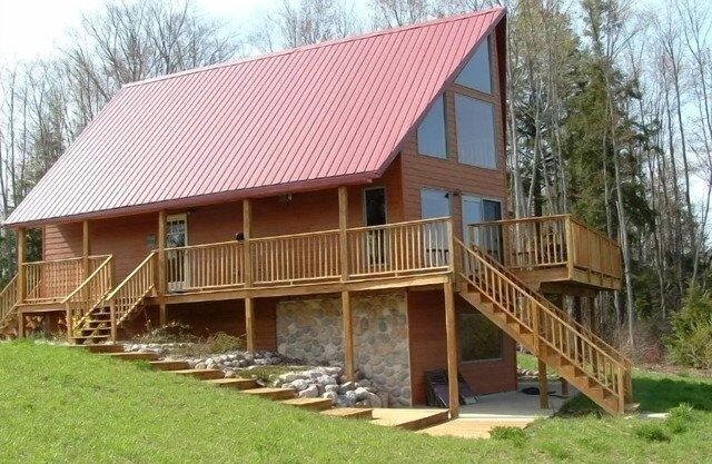 Chalet de tres dormitorios en dieciséis millas Lago