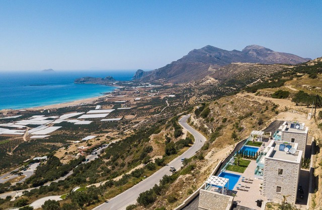 Three luxury villas | Seaview, close to the Falassarna beach, 9 bedrooms