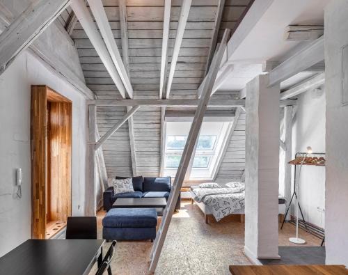 Tiny House, podkrovní apartmán a apartmán s výhledem do zahrady
