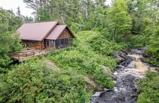 TIOGA FALLS CABIN: ¡Muy aislado! Cascadas 80 acres, se admiten mascotas!