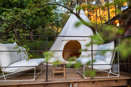 Tipi à Roussillon