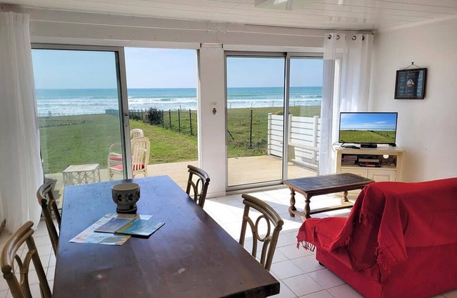 Tipoz'immo-flat Ru Veïn- facing the ocean - garden- pets welcome
