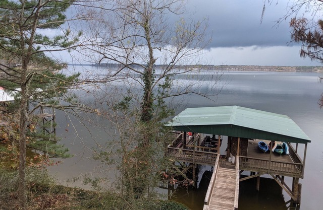 Toledo Bend on Lanana Bay Waterfront Camp Boathouse Dock Subdivision Boat Launch