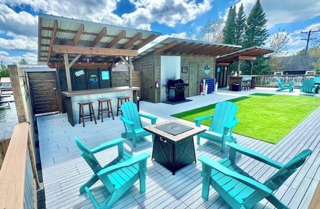 Torch Lake Sandbar Directly Across the Street With Indoor Boat Slip Unit A