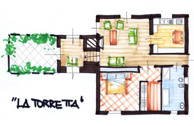 Apartamento Torretta en Villa San Giuseppe