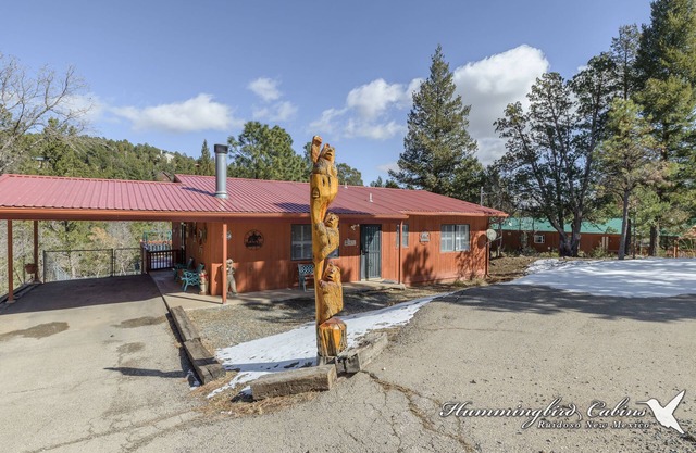 Touch of Santa Fe: Have you ever wanted to be in two places at once? With hot tub.