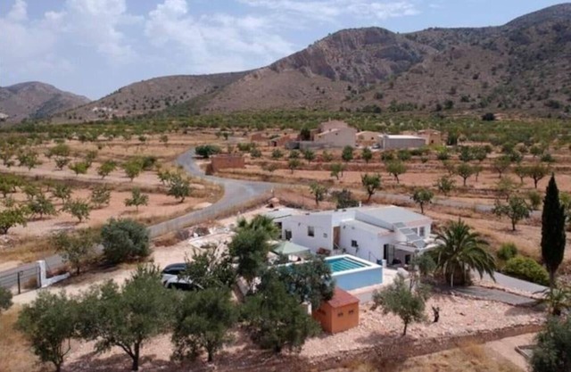 Traditional Spanish cave house in Alguena