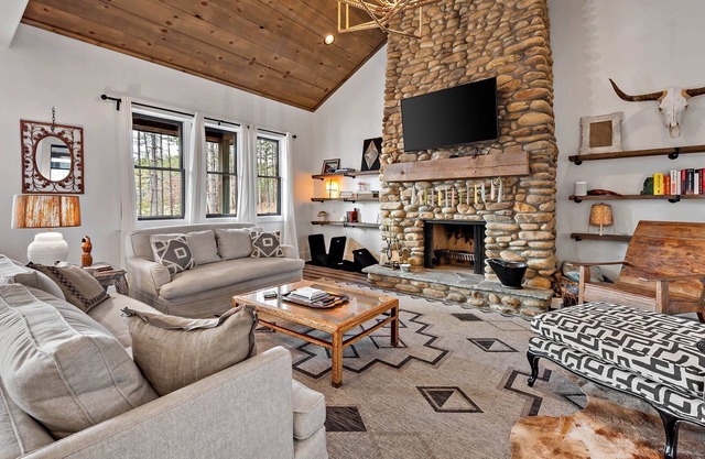 Trailside Retreat | Luxury Furnishings, Pet-Friendly & Close to Lake James!
