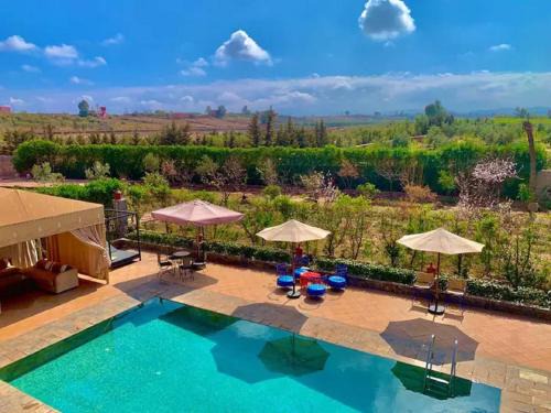 Tranquil Atlas Escape with a heated pool