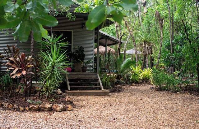 Tranquil bush paradise retreat, architecturally designed for tropics with pool